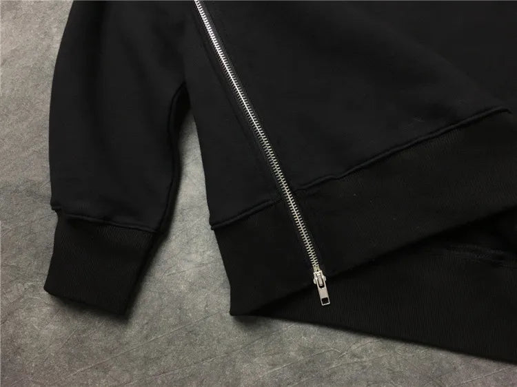 Black Metal Drill Hot Graphic Hoodie