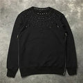 Black Metal Drill Hot Graphic Hoodie