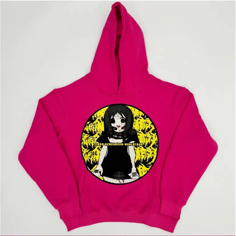 Red Naricissis Graphic Hoodie