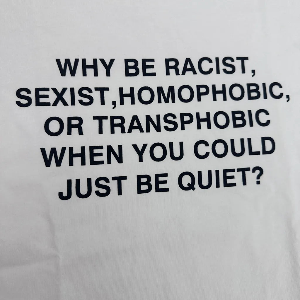 Beige Racist Graphic Tee