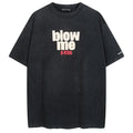 Black Blow Kiss Loose Graphic Tee