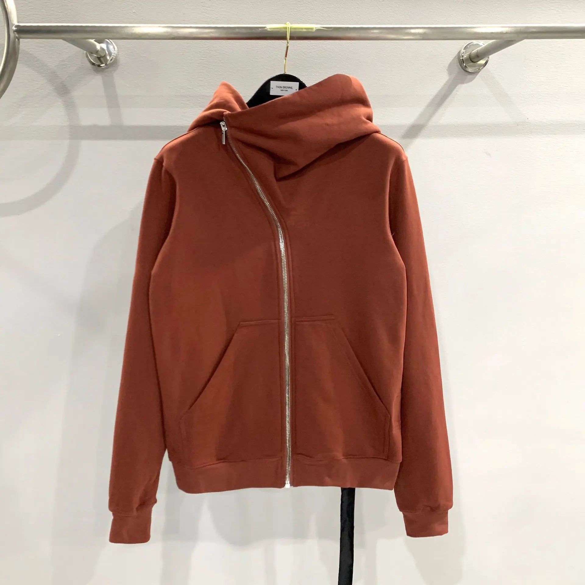 Beige Wizard Graphic Zip Hoodie