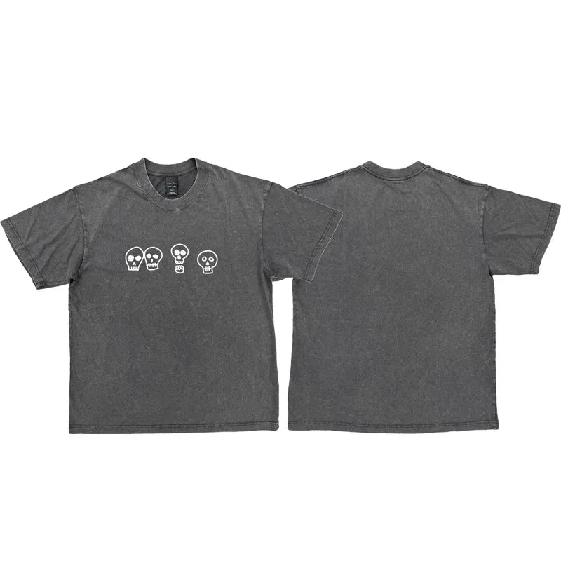 Charcoal Distressed Nightcrawler Graphic Tee