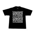 Black Infinite Last Graphic Tee
