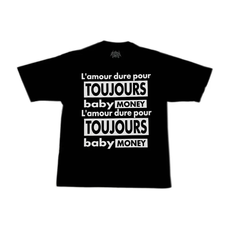 Black Infinite Last Graphic Tee
