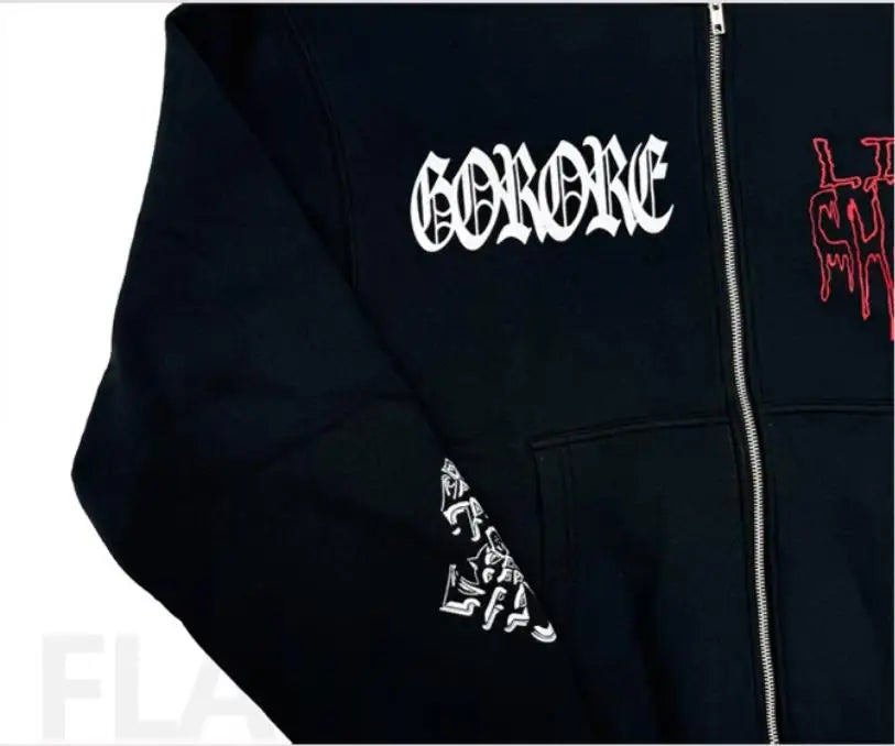 Black Hate Graphic Hoodie