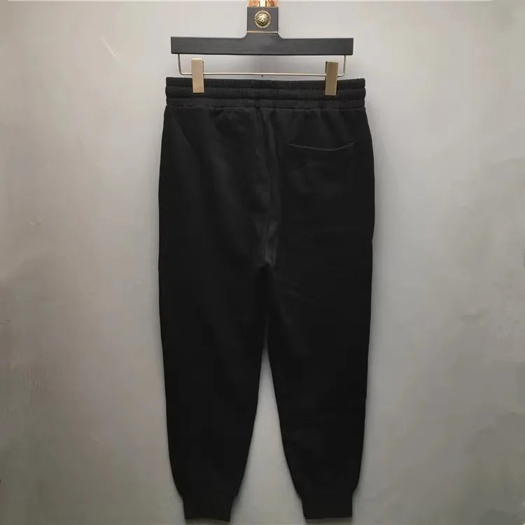 Black Side Metal Rivets Cargo Pants