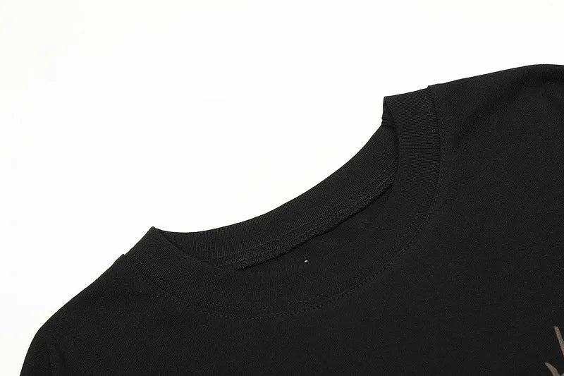 Black Skull Death Wish Graphic Tee