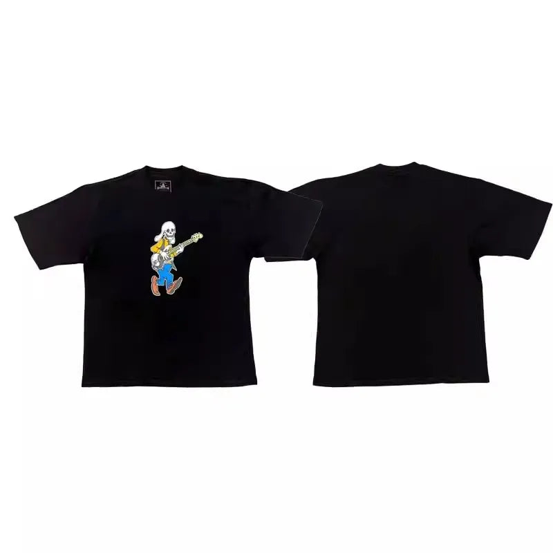 Black Skull Duck Graphic Tee