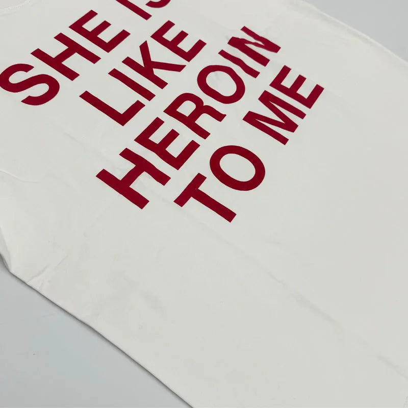 White She Like Graphic Tee