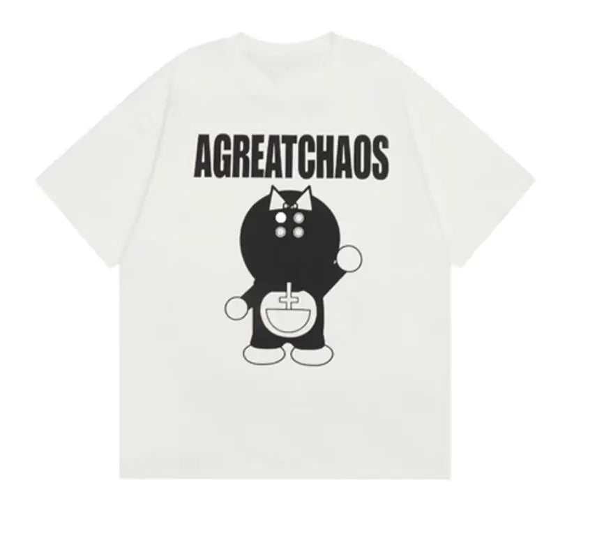 Black Statement Retro Icon Graphic Tee