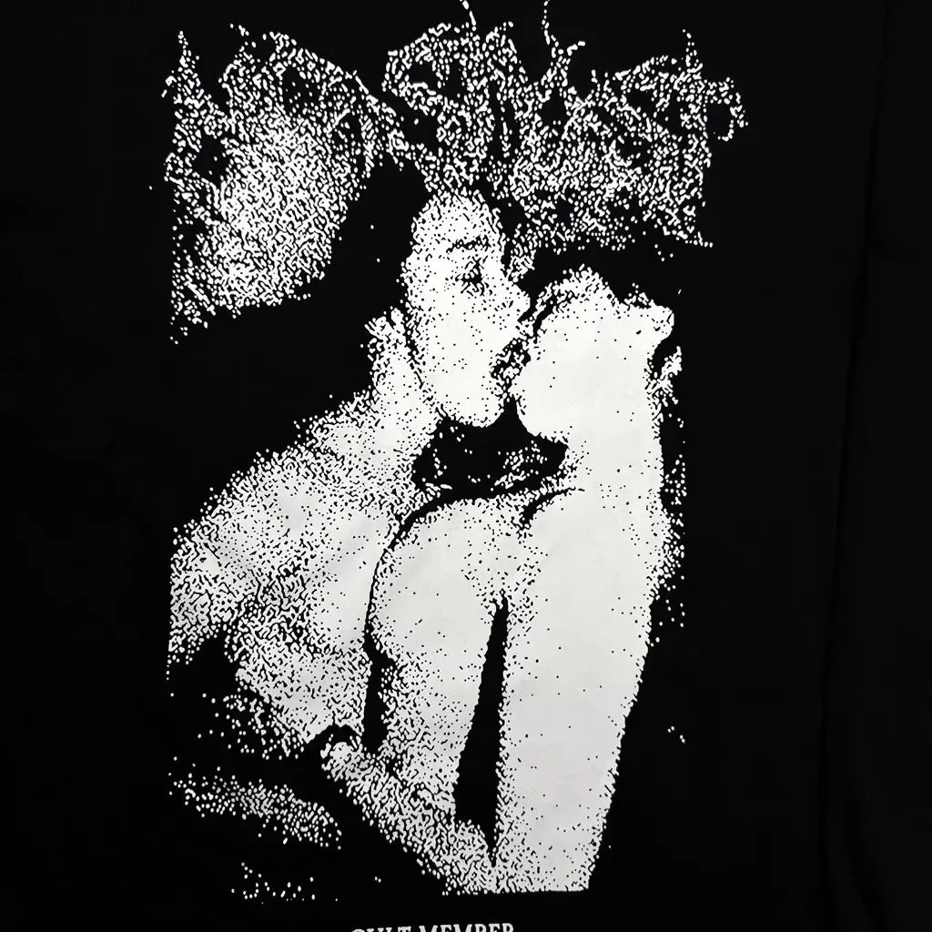 Black Statement Bold Illustration Graphic Tee