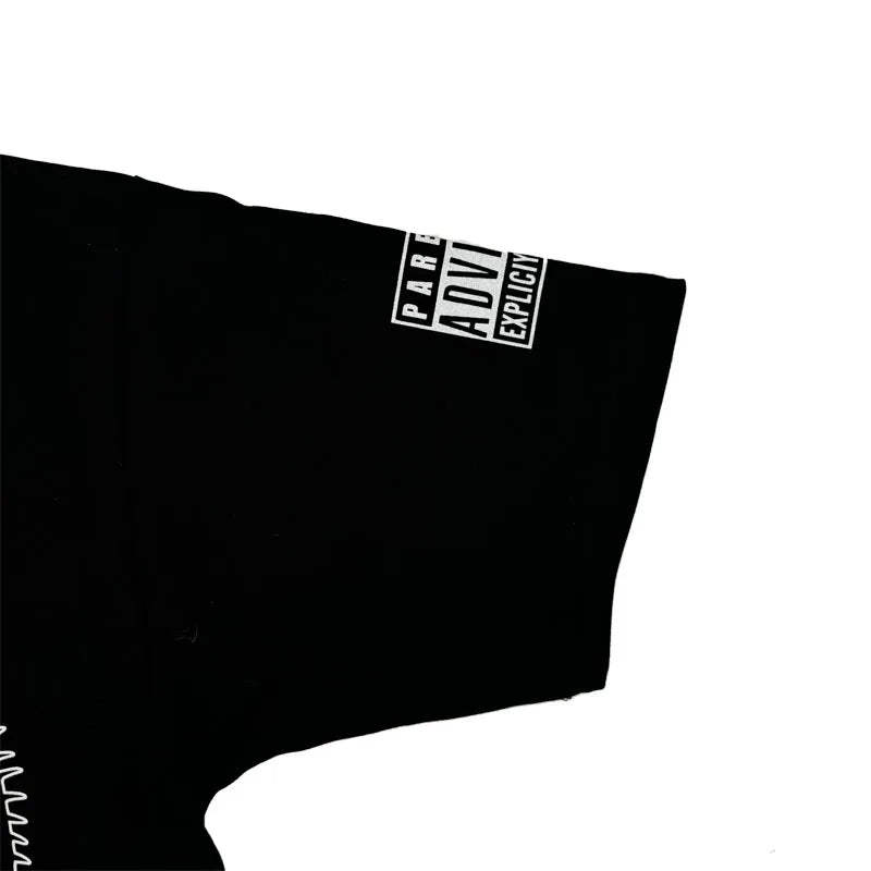 Black Leg Bold Artwork Graphic Tee