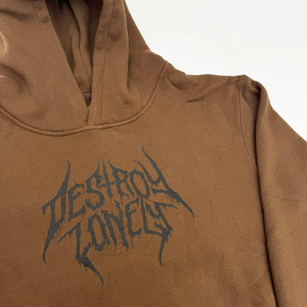 Brown Love Last Forever Graphic Hoodie