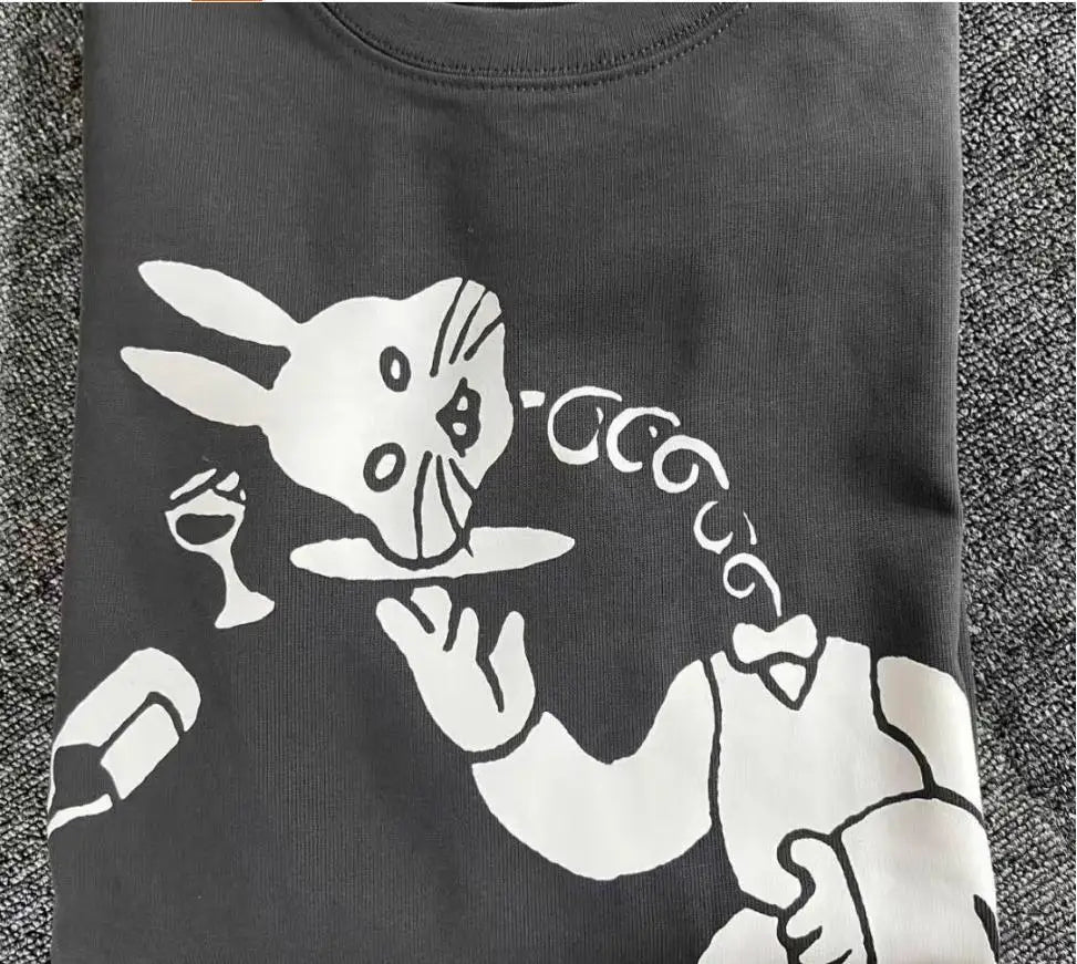 Black Legacy Spring Rabbit Graphic Tee
