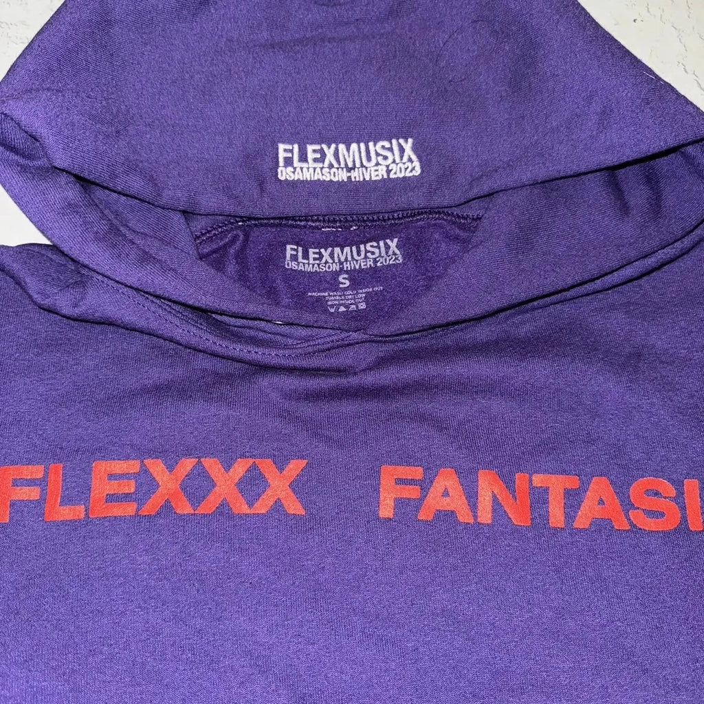 Jumpout Flex Purple Color Graphic Hoodie