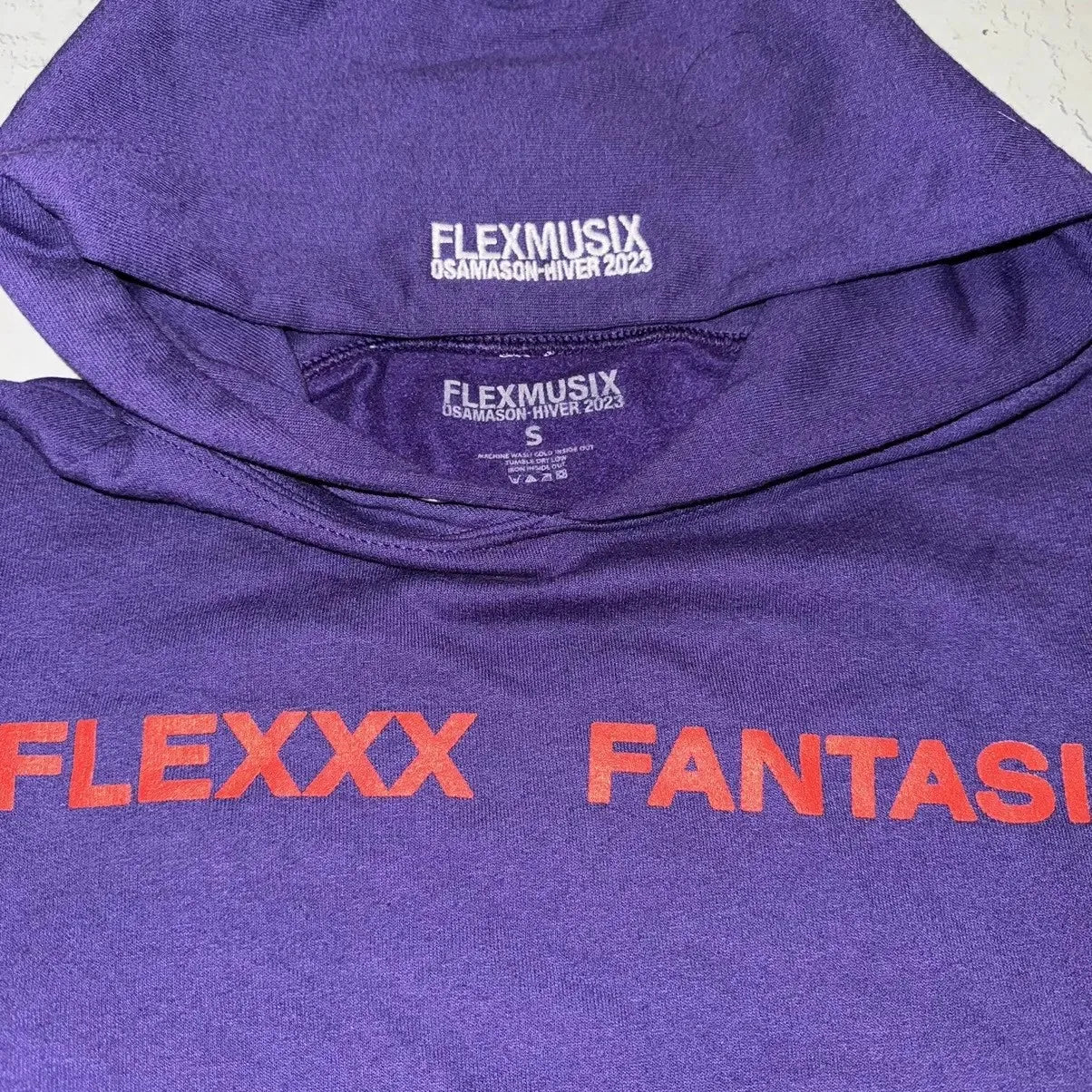 Jumpout Flex Purple Color Graphic Hoodie