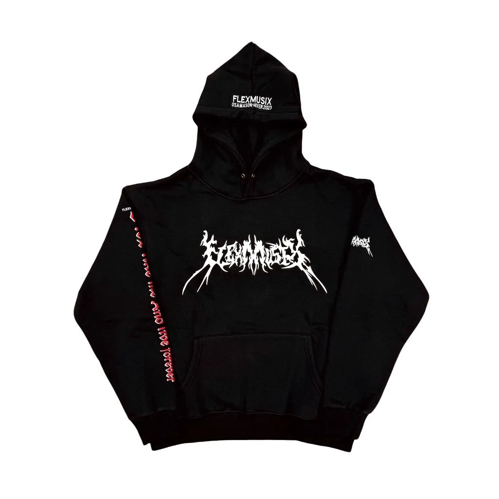 Black Flex Musix Fantasies Graphic Hoodie
