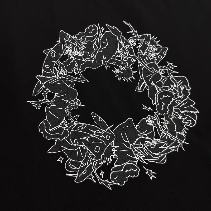 Black Pxe Ecco2k Flesh Graphic Tee