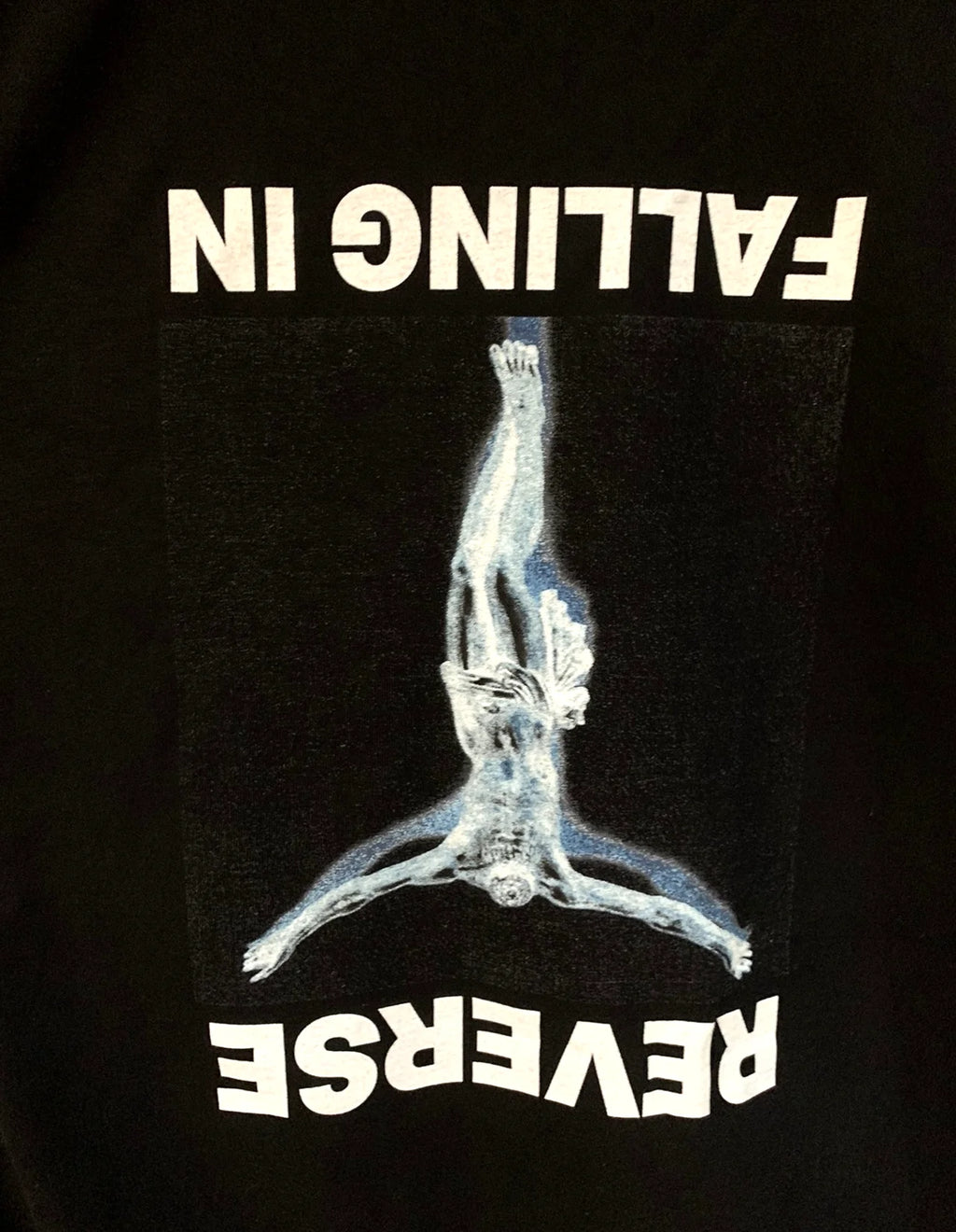 Black Falling Graphic Tee
