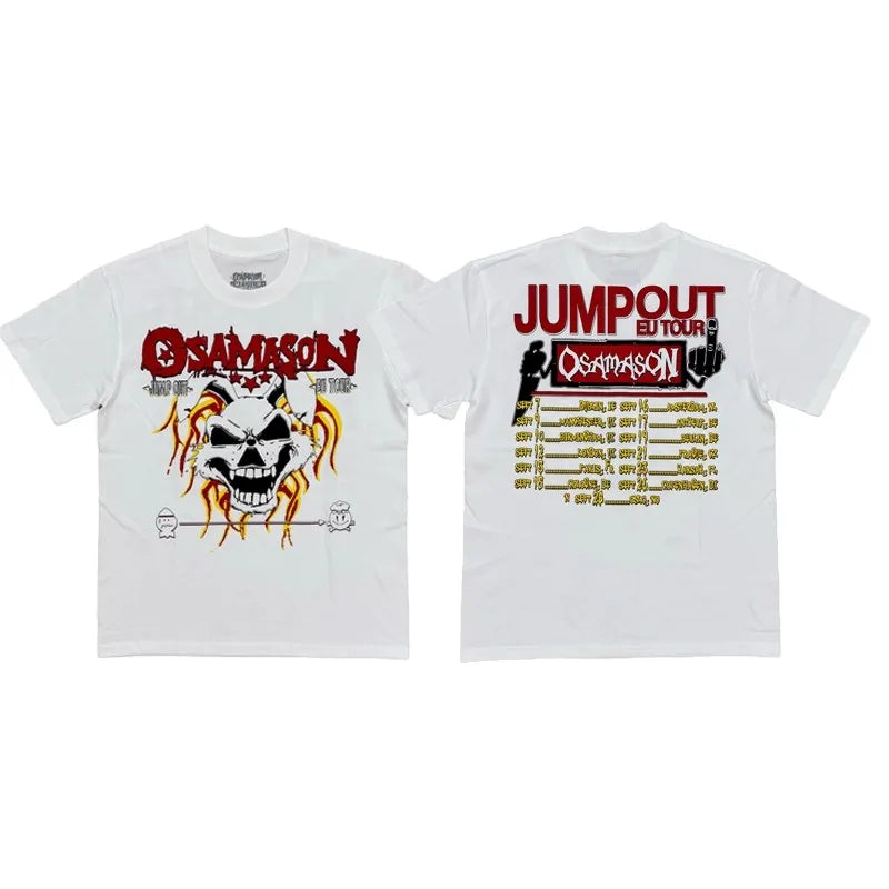 White Skull Graphic Tee