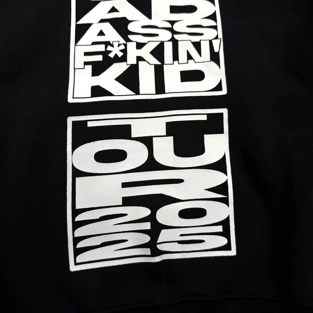 Black Hot Invert North Graphic Hoodie