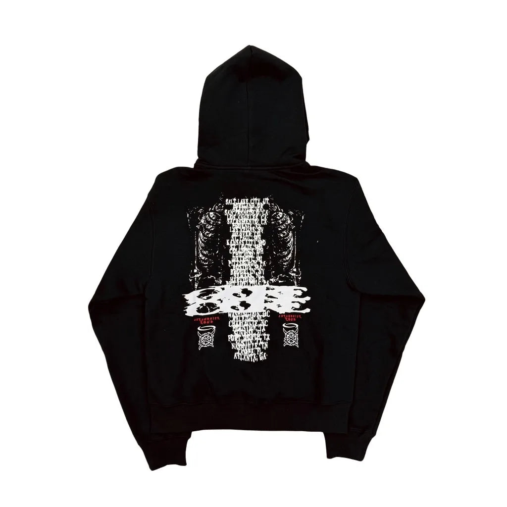Black Bullet Graphic Hoodie
