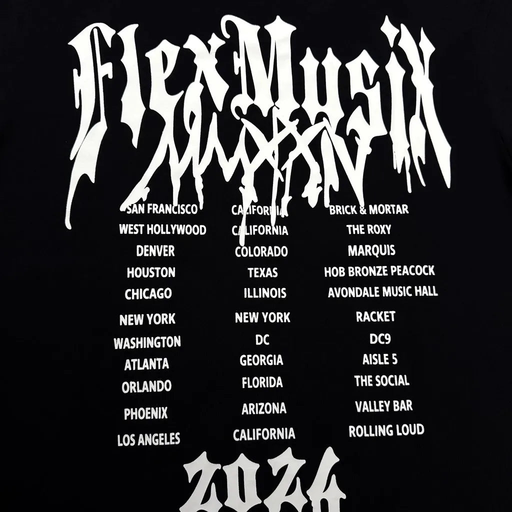Black Flex Musix Mech Graphic Tee