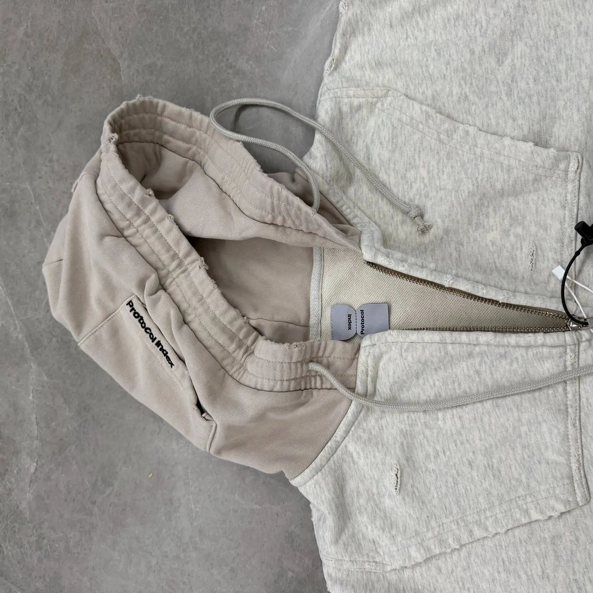 Beige Virginia Graphic Hoodie