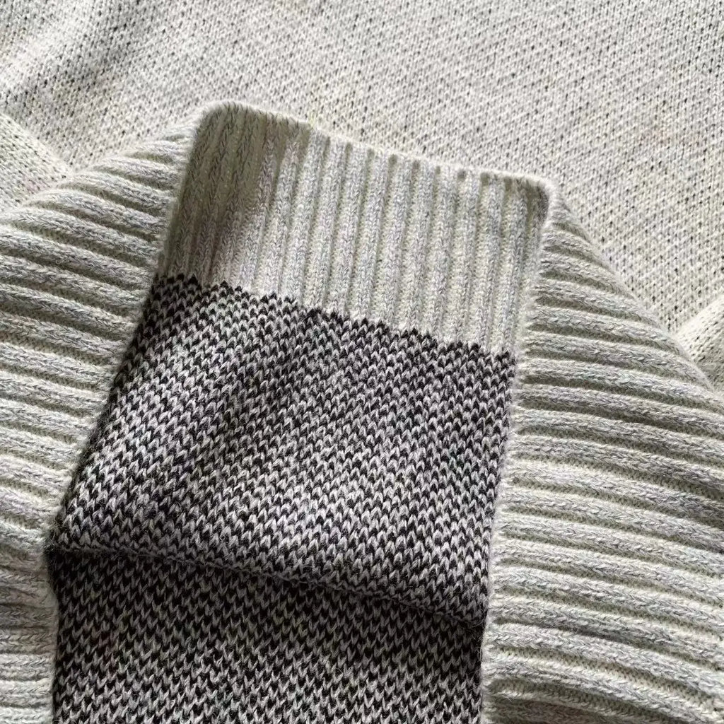 Billiards Black Eight Mohair Graphic Sweater