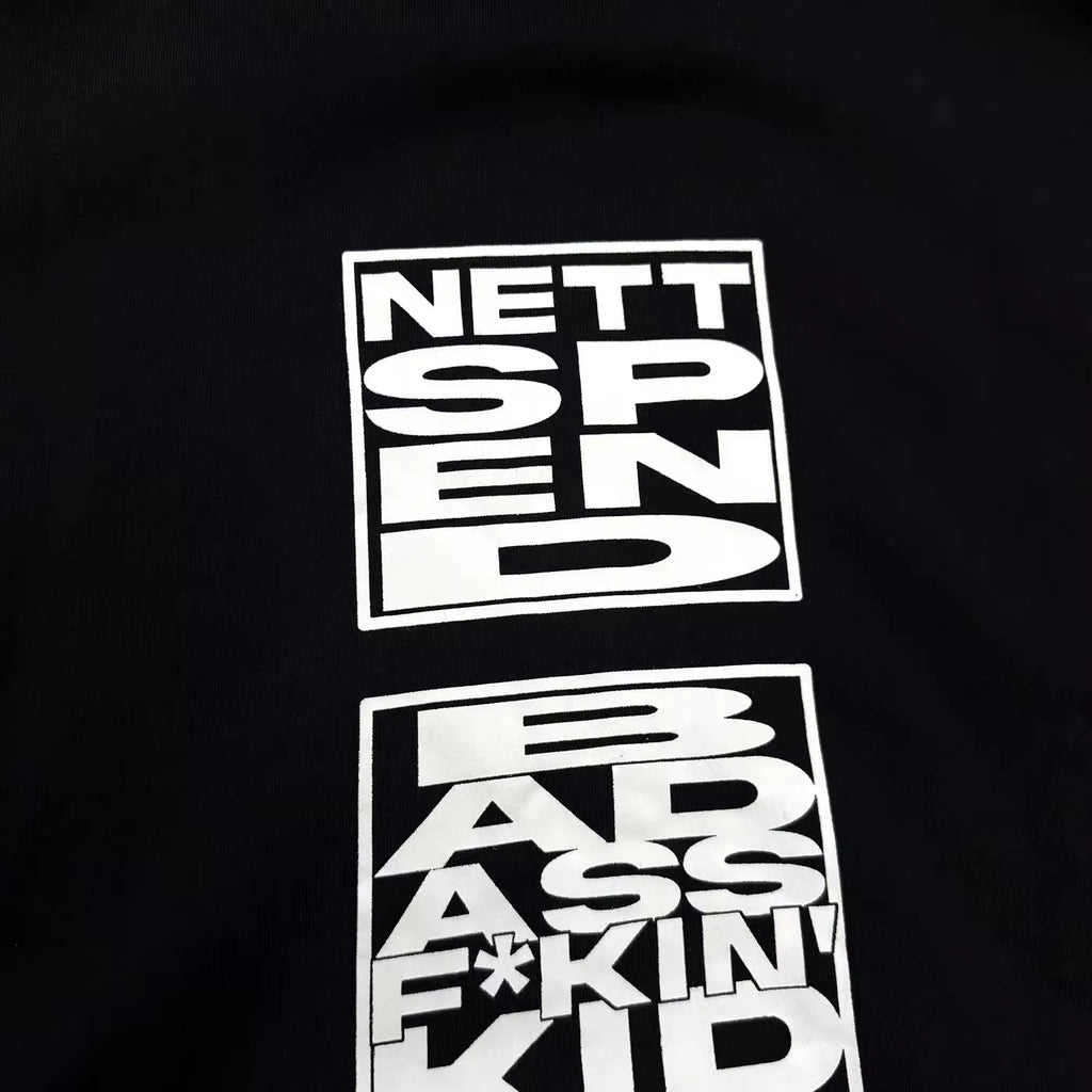 Black Hot Invert North Graphic Hoodie