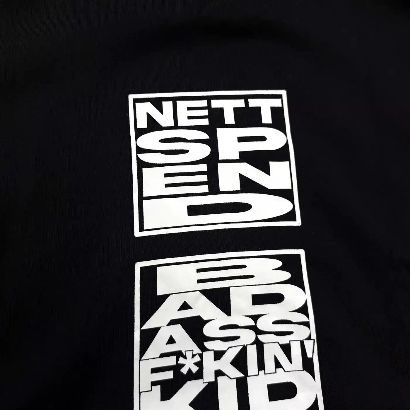 Black Hot Invert North Graphic Hoodie