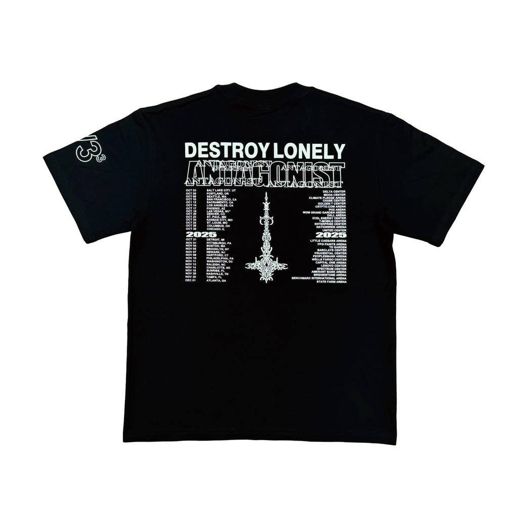 Black Lonely Passion Graphic Tee