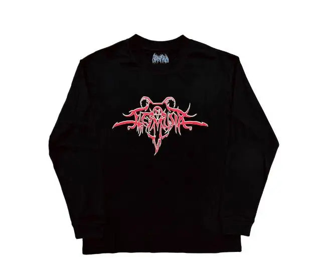 Flex Musix Red Long-Sleeve Graphic Tee
