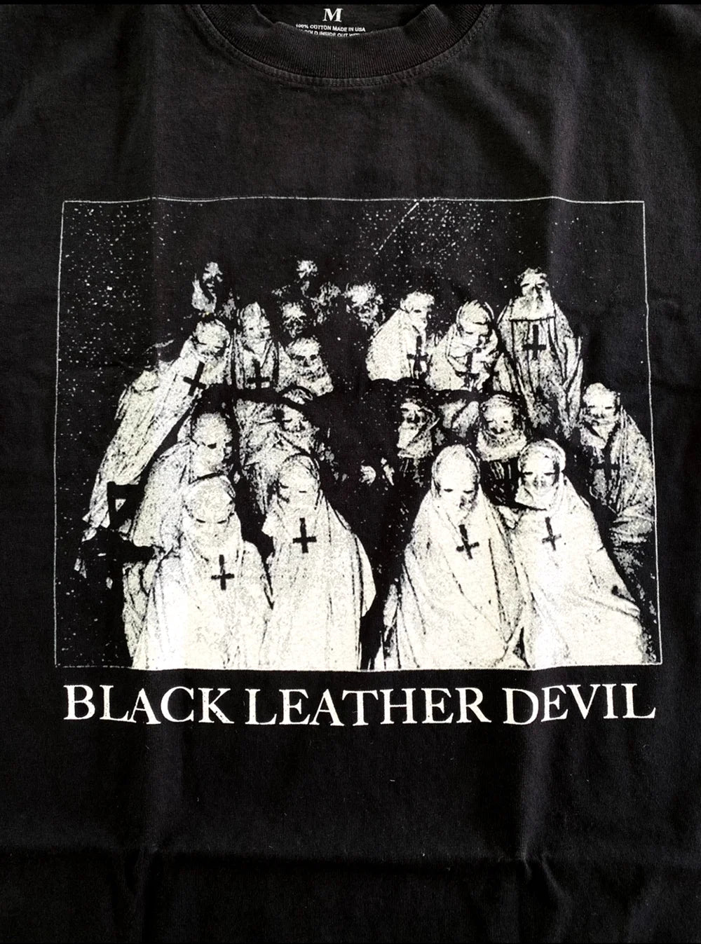 Black Distressed Graphic Tee