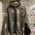 Beige Wash Graphic Hoodie
