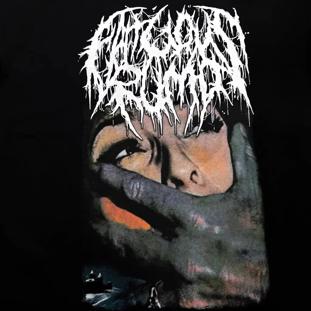Black Narthex Incongruous Encroachment Graphic Tee