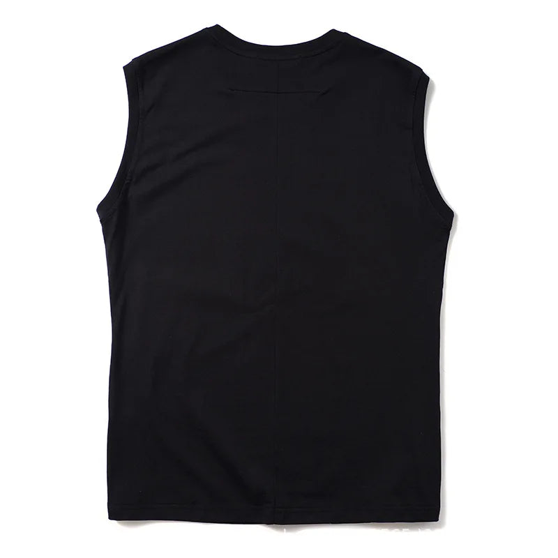 Black Angel Statue Dog Graphic Tank