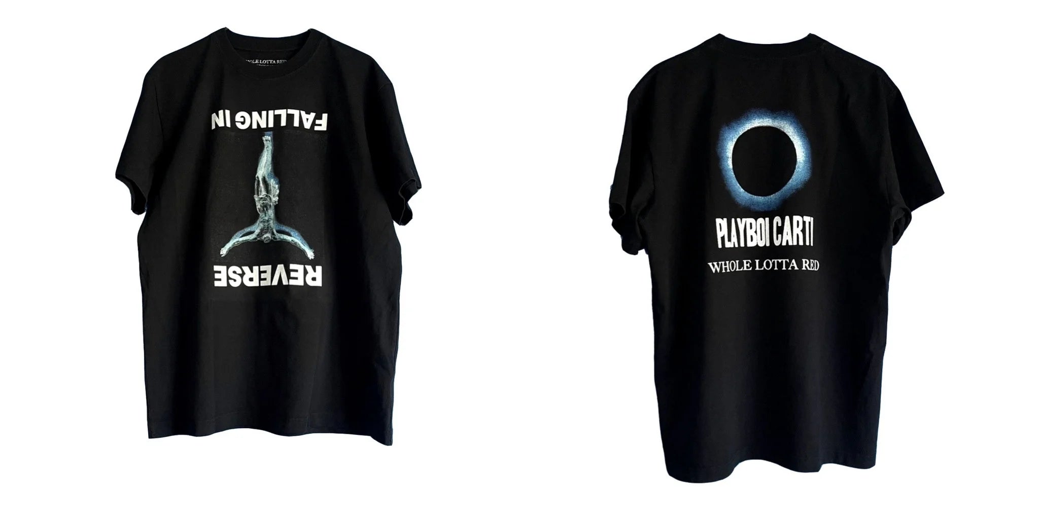 Black Falling Graphic Tee