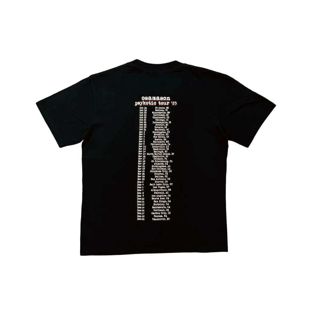 Black Skull Psykotic Mech Graphic Tee