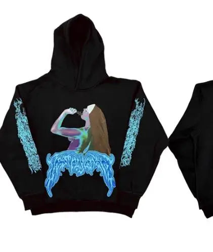 Black Nun Graphic Hoodie