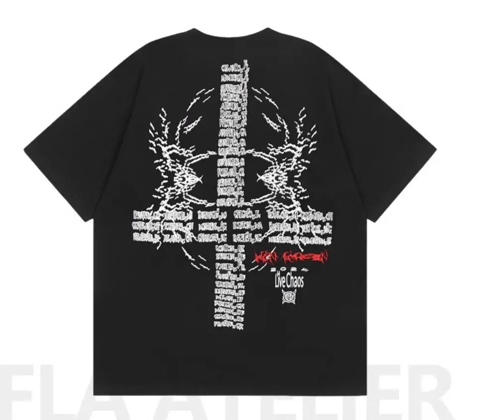 Black Gore Core Graphic Tee