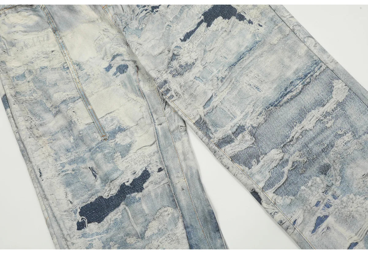 Beige Ink Anniversary Straight-Leg Jeans