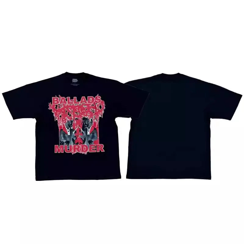 Black Morechaos Anthems Evolution Graphic Tee