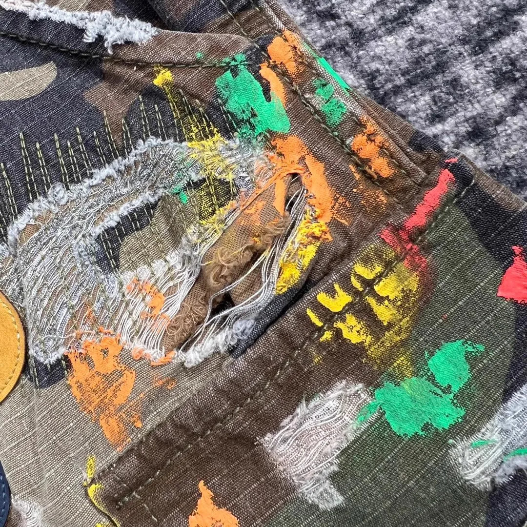 Brown Patch Desert Woodland Cargo Shorts