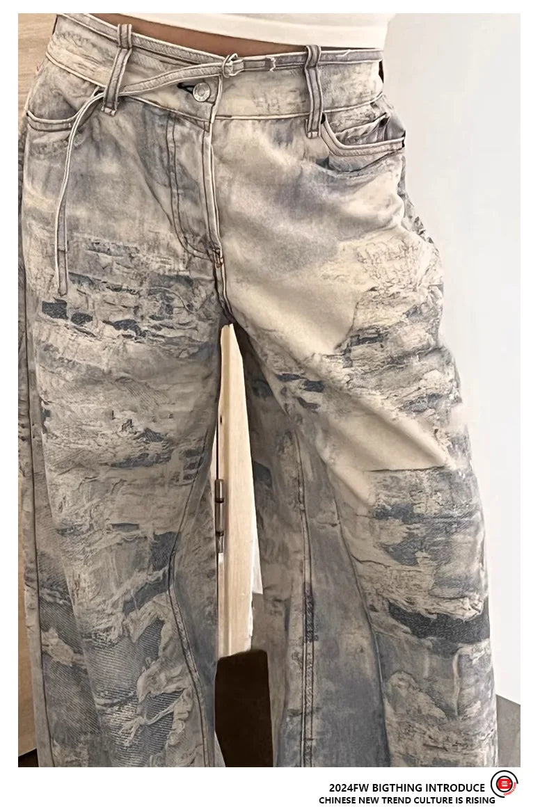 Beige Ink Anniversary Straight-Leg Jeans
