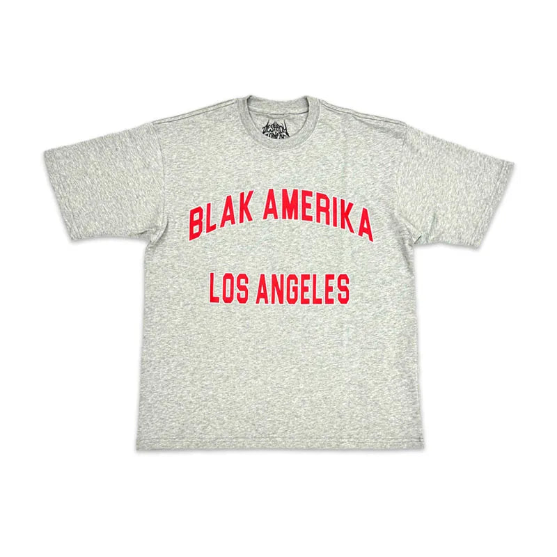 White Blak Amerika Graphic Tee