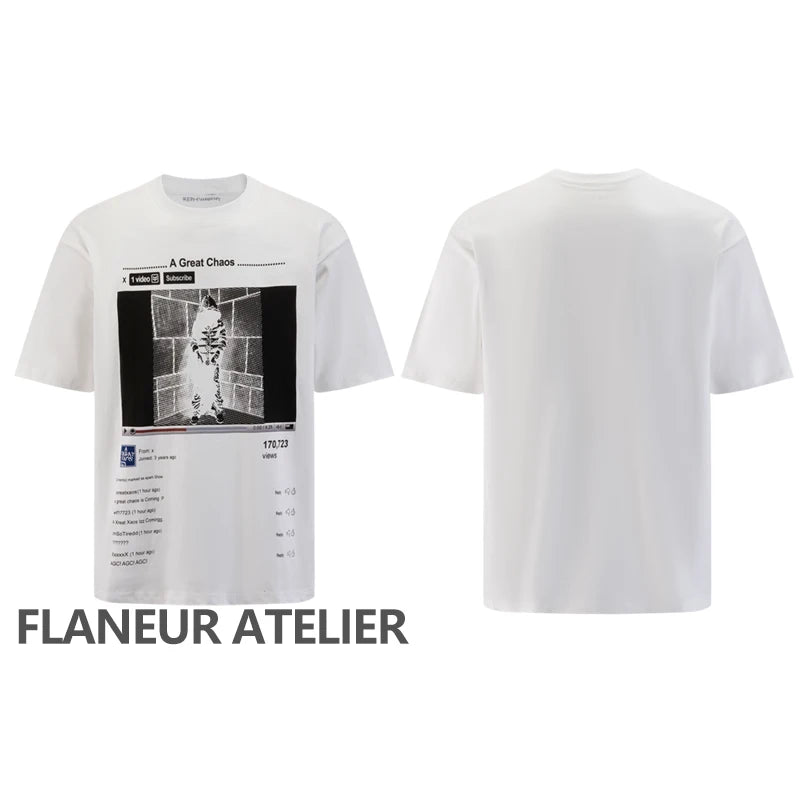 White Statement Graphic Tee
