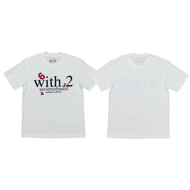 White Invert Xaviersobased Graphic Tee