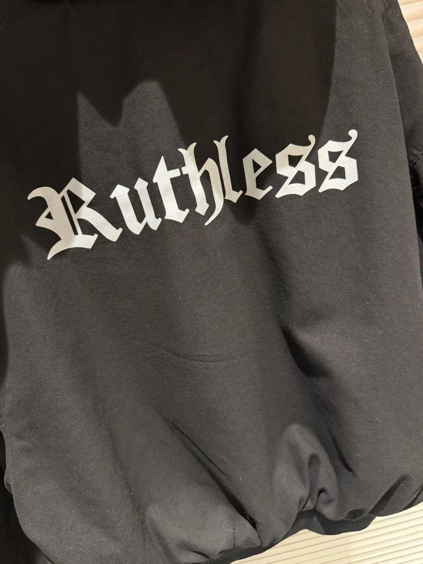 Black Graphic Hoodie